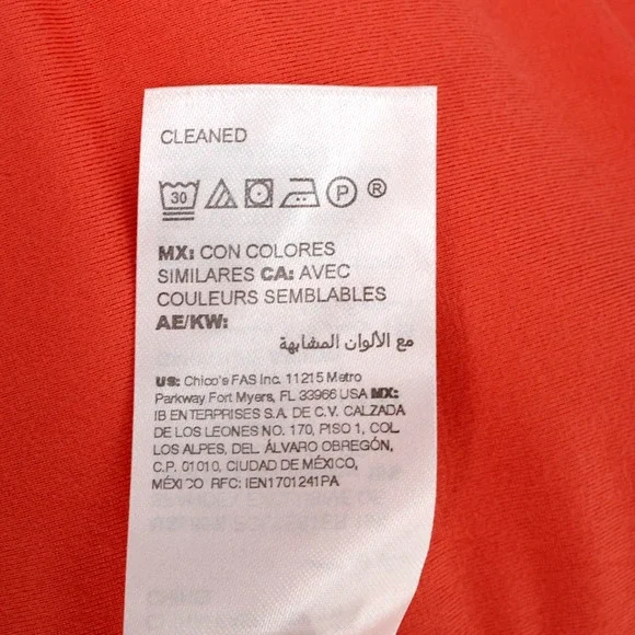 Soma Dress Womens Small Coral Orange Lined Stretch Knit Drawstring Waist New - Picture 14 of 16